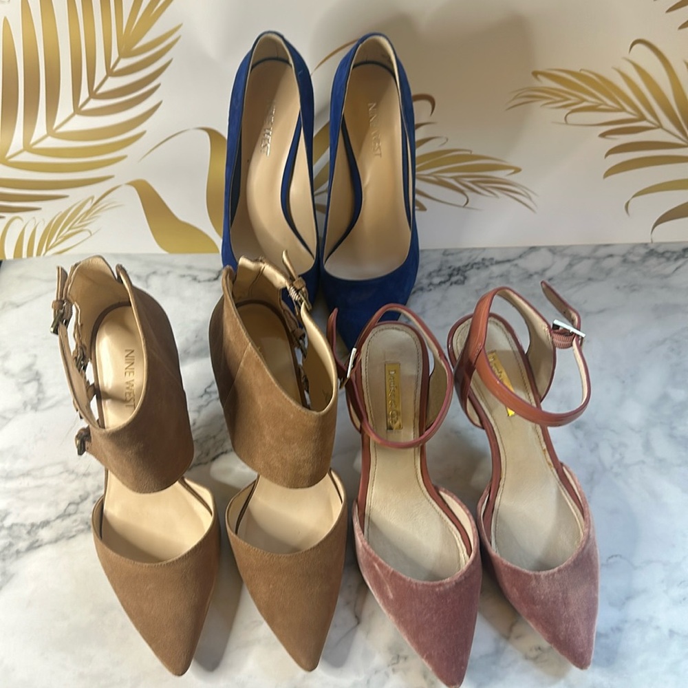 Three pairs of fall/winter heels